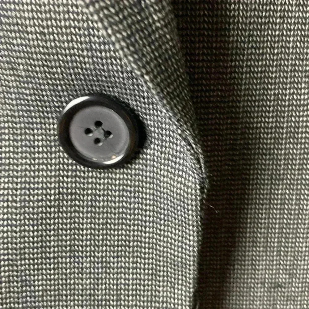 NEW TAHARI ASL THEODORA SUIT JACKET WO‎ SIZE 12 BLACK IVORY SMALL PLAID LINED - Picture 6 of 14